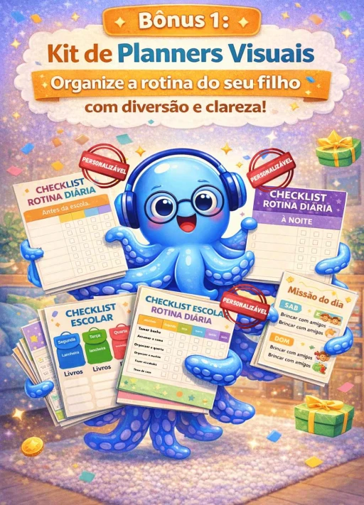 Bônus 1 - Kit de Planners Visuais
